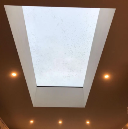 Bright Living Ideas with Fixed Flat Roof Skylight Designs